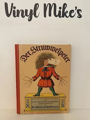 VINTAGE Der Struwwelpeter Hardback Book Red Binding German Board Book NICE! • $19.99