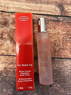 Clarins Fix' Make-Up Refreshing Mist Long Lasting Hold 30 Ml / 1 Oz NWB • $22.95