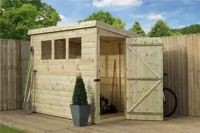 Empire 2500 Pent Garden Shed 10X4 SHIPLAP T&G PRESSURE TREATED DOOR RIGHT END 3  • £736