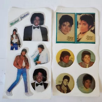 Two Vintage Michael Jackson Puffy Stickers Packs  • $17