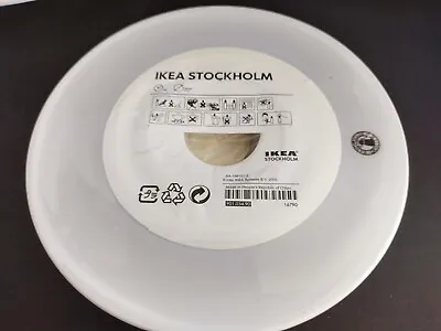 Maria Vinka For Ikea Stockholm White Glass T Light Holder 7.5  Dia No 1679 Lot.1 • £9.99