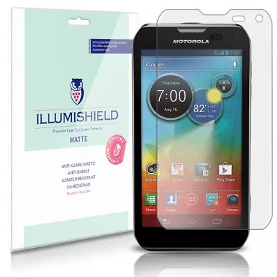 ILLumiShield Anti-Glare Matte Screen Protector 3x For Motorola Photon Q 4G LTE • $10.95