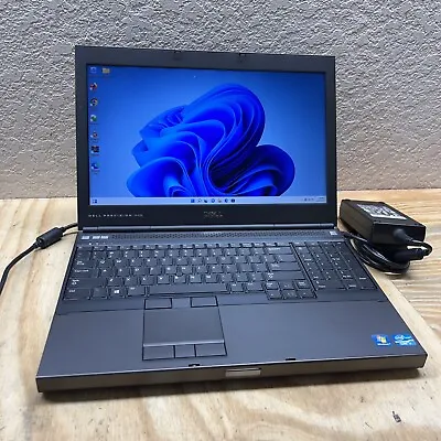 Dell Precision M4700 15.6  FHD I7-3740QM @2.7GHz 12GB 512GB SSD Wnd11 Pro • $270