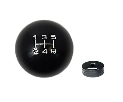 Mazda Miata Mx5 Eunos Round Ball Shift Shifter Gear Knob 5 Speed 10x1.25 Black  • $19.95