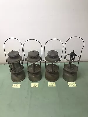 LOT OF 4 UNTOUCHED ORIGINAL 1920s NULITE COLEMAN QUICK LITE TYPE LANTERN MICA • $425