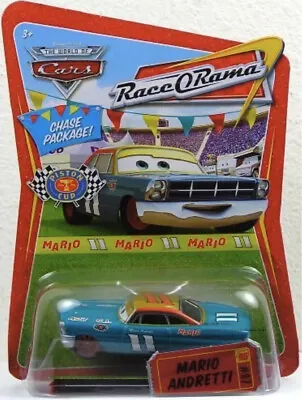 Disney Cars 1 2 3 Diecast 1:55 - Mario Andretti #97 - Chase - Race O Rama! Uk! • £5.95