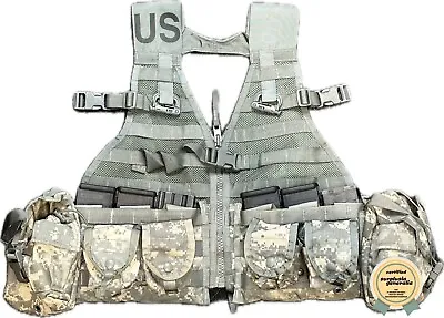 MOLLE II Tactical Load Carrying Vest/Chest Rig Kit! 17 Total Pieces! ACU • $21.50