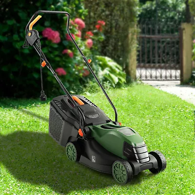 Electric Lawn Mower 2-in-1 Versatile Corded Walk-Behind Lawnmower For Garden • $139.99