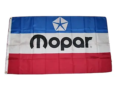 Mopar 3'x5' Flag Banner Chrysler Dodge Plymouth Charger Chellenger Fast Shipping • $13.94