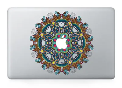 £5.49 • Buy MacBook 11 /13 /15  Indian Floral Mandala Decal Sticker (pre-2016 Pro/Air Only)