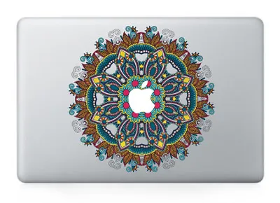 MacBook 11 /13 /15  Indian Floral Mandala Decal Sticker (pre-2016 Pro/Air Only) • £5.49