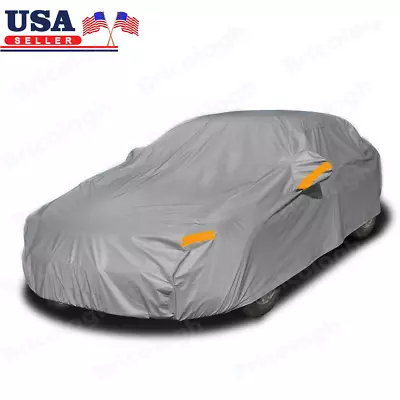 Heavy Duty Outdoor Full Car Cover 100% Waterproof Protect Fit 15-16FT Auto Sedan • $36.71