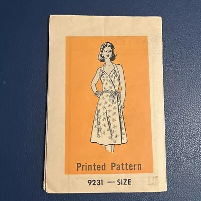 Vintage Mail Order Printed Pattern #9231 Misses Dress Pattern - Size 12 • $10