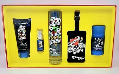 Ed Hardy Love & Luck Gift Set For Men By Christian Audigier • $55