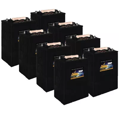 8 PACK Crown CR-390 Replacement For Trojan L16E-AC 6 Volt 390Ah • $3247.25