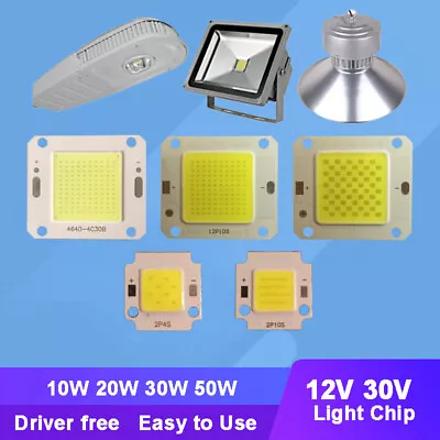 32V 12V 10W 20W 30W 50W COB LED Chip Lamp Light For Spotlight Floodlight • $2.99
