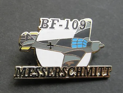 MESSERSCHMIDT B-109 WWII GERMAN FIGHTER AIRCRAFT LAPEL PIN 1.5 Inches • $5.64