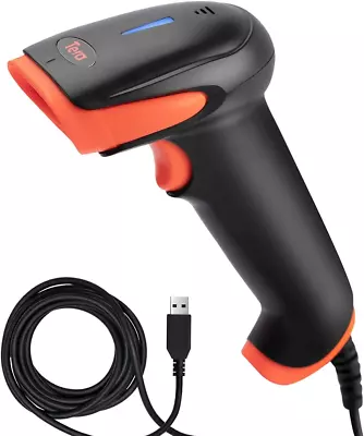 Tera Barcode Scanner CCD USB Wired 1D Handheld Bar Code Reader Read Screen...  • £17.91