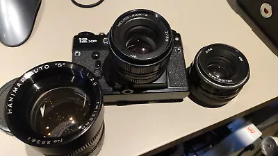 Zenit 12XP SLR Film Camera + 3x Lenses (2 Standard And 1 Telephoto) • £59.99