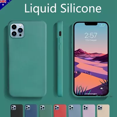 Shockproof Case Silicone Cover For IPhone 14 13 12 11 Mini Pro XS Max XR 78 Plus • $7.95