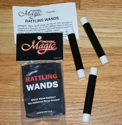 Rattle Wands -- The Classic Rattle Bars Using Familiar Magician's Tool      TMGS • £3.37