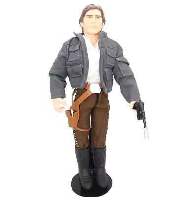 Star Wars Han Solo 12” Action Figure 1998 Vintage With Jacket And Blaster • $14.99