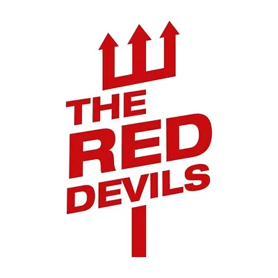 The Red Devils Man Utd Manchester Funny Car Vinyl Bumper Decal Window Sticker • £2.59