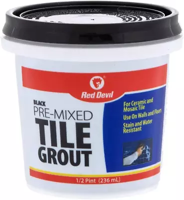 042260 Pre-Mixed Tile Grout Black • $10.88