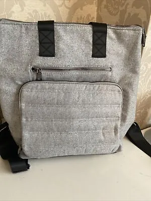 Tu Grey Unisex Travel Large Backpack Maternity Shoulder Bag  Rucksack • £7.99