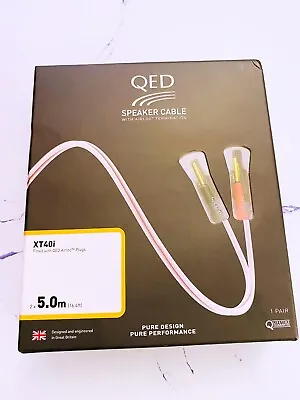 QED Reference XT-40i Speaker Cable 2 X 5m (A Pair) Factory Terminated • £240
