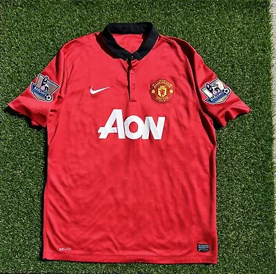 Chicharito Manchester United Home 13/14 Jersey Size XL • $100