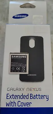 3.7 V Li-Ion Samsung Extended Battery & Cover Door Verizon Galaxy Nexus 2100 MAh • $16.05