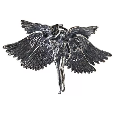 Real Solid 925 Sterling Silver Pendants Angel Wings Angels Fashion Punk Jewelry • $59.95