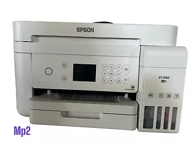 Epson EcoTank ET-3760 All-in-One Supertank Printer Works Great Free Shipping • $125