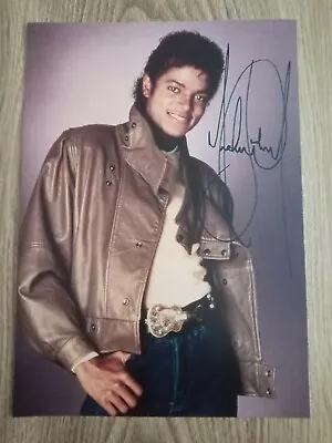 Michael Jackson Signed Photo A4 Repro / Print • £4.99