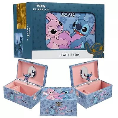 Disney Musical Jewellery Box For Girls Stitch Gifts For Girls • £22.49