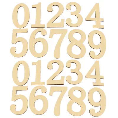  2 Sets Magnetic Numbers For Kids Wood Ornaments Wooden Manual • $10.17