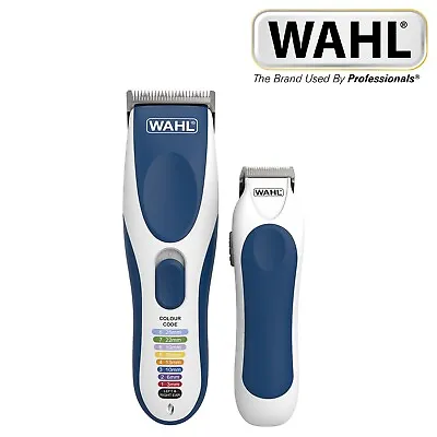 Wahl Colour Pro Cordless Combi Kit Hair Clippers With Beard Trimmer 9649-317 • £28.01