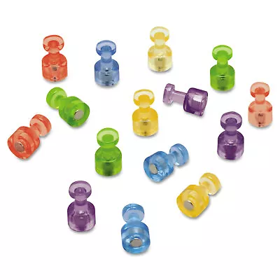 Quartet Magnetic  Push Pins  3/4  Dia Assorted Colors 20/Pack MPPC • $17.10