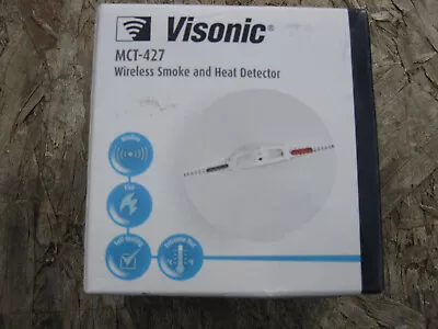 Visonic MCT-427 Wireless Smoke And Heat Detector • $39.99