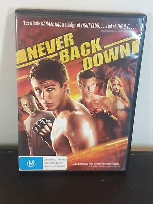 Never Back Down DVD Region 4 PAL Sean Faris Amber Heard Cam Gigandet  Free Post • $6