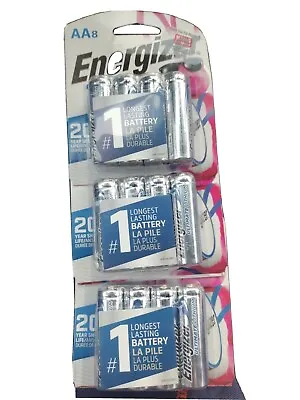 24 AA Energizer Ultimate Lithium Batteries - Exp 2041 Or Better - FACTORY SEALED • $43.99