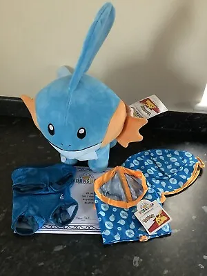 Build A Bear Pokemon MUDKIP With Clothes BNWT • £99