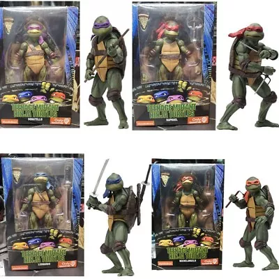 NECA Teenage Mutant Ninja Turtles 7  Action Figure Statue Model Toy 1990 Movie • $20.99