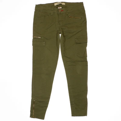 $16.14 • Buy Freestyle Revolution Skinny Cargo Pants Size 9 Juniors Stretch Zip Ankle 31x27.5