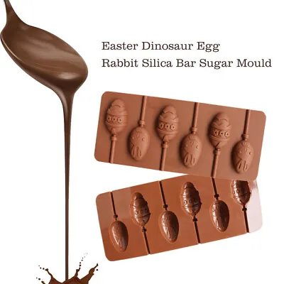 Easter Eg G Rabbit Silicone Mold Chocolate Mold Lollipop Mold • $8.27