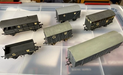 £45 • Buy OO Gauge GWR Kit Built Wagons X 6