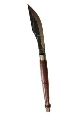 Bamboo Splitter Knife Hand Forged Steel Vintage Style Fix Blade Knives Machete • $82.74
