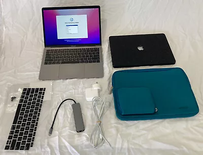 Macbook Air 2018 A1932 13  Space Grey EXCELLENT COND 128GB Charger USB C Retina • $500