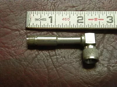 81-121 Amphenol Mini-UHF Male To Mini-UHF Female Right Angle Adapter • $3.50